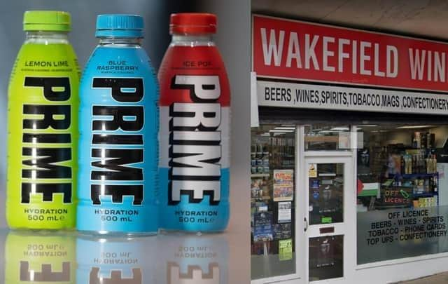 A woman reportedly travelled from Sheffield to Wakefield to spend £1,200 on 12 cans of the new range of Prime drinks from Wakefield Wines, according to a viral TikTok video which has been viewed 1.8 million times. Photo: SWNS/Google