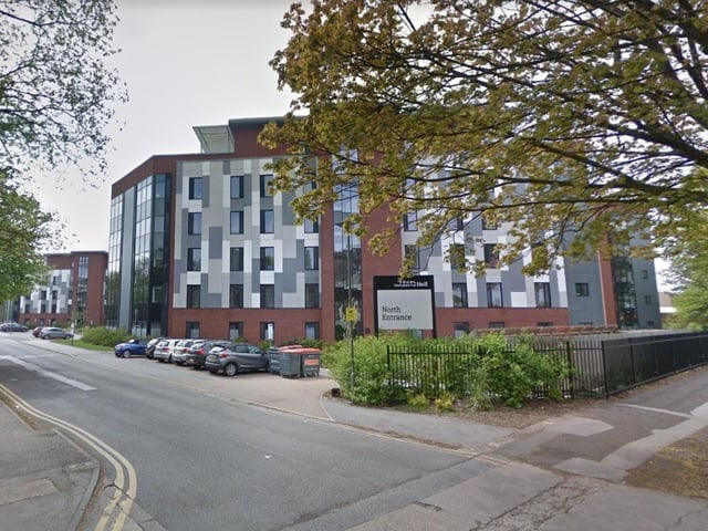 This is the entrance to Hull University on Inglemire Lane, which falls within the HU6 postcode that scores 74 as a location to raise a family.