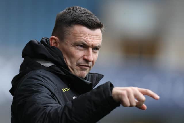 Paul Heckingbottom discovered last week that Sheffield united had been placed under a transfer embargo: Paul Terry / Sportimage