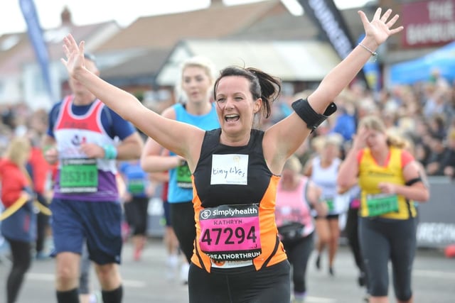 This competitor is delighted to have completed the Great North Run in 2017. Do your Great North Run achievements bring a smile to your face?