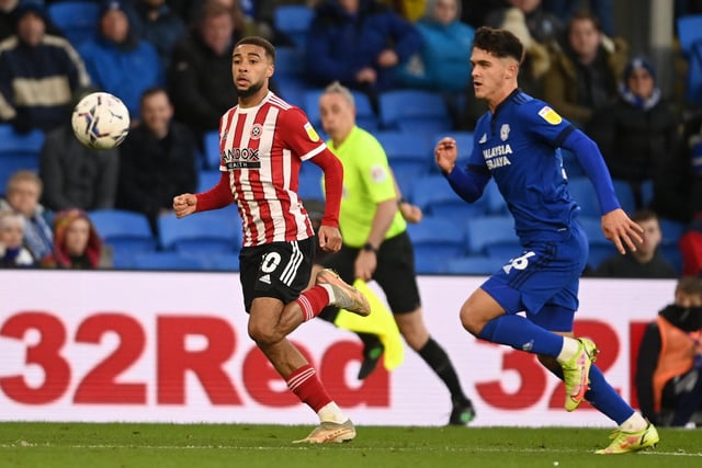 Brilliant cross early in the game found Sharp in the middle, but the Blades skipper couldn't convert. Did excellently to set up Sharp's goal with Gibbs-White and could have had a goal himself from a deep cross, but he couldn't direct the ball goalwards at the back post