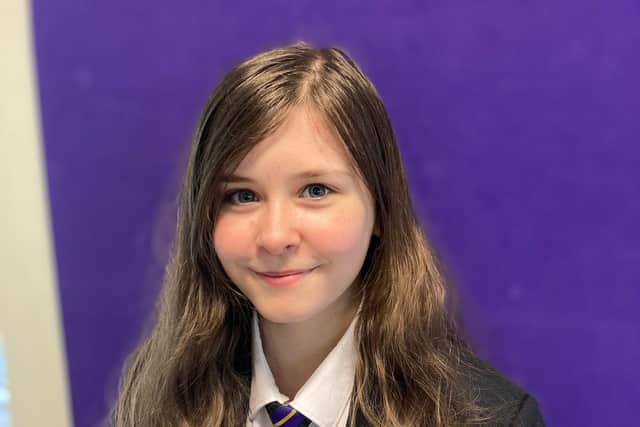 Year 9 pupil, Alexia Wild. Picture by Outwood Academy City