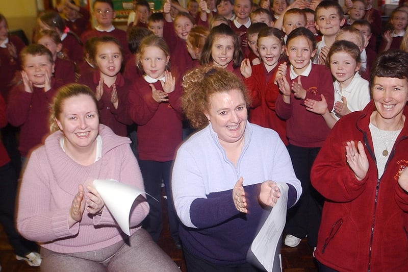 Pupils were involved in the world record attempt at a 'big sing' in 2005. Does this bring back memories?