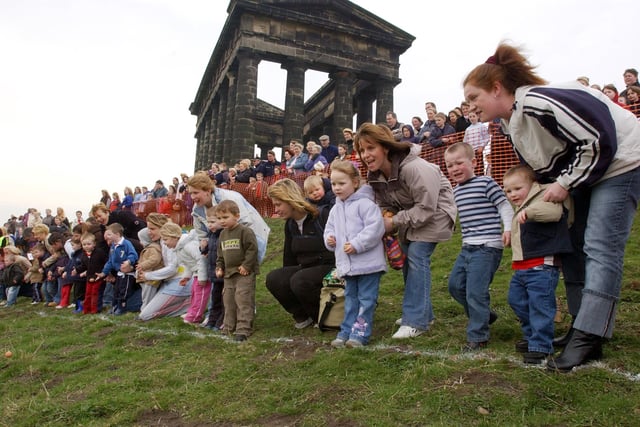 The annual Easter egg roll brought out huge crowds in 2005. Can you spot someone you know?