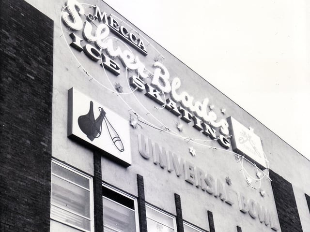 The Silver Blades ice rink during its heyday.
