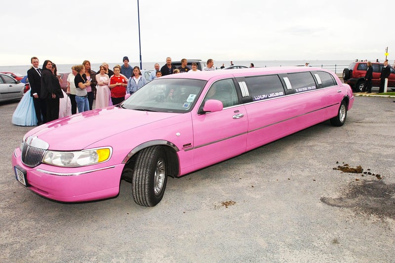 What a way to travel to your prom. Does this bring back wonderful memories?
