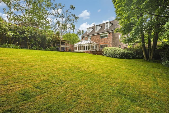 The rear garden benefits from lots of privacy due to high hedges.