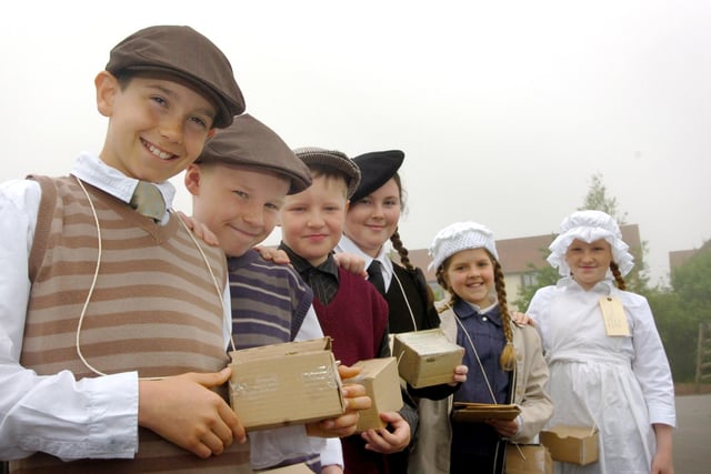 Were you one of the students pictured in 2007 as you remembered the days of the Second World War?