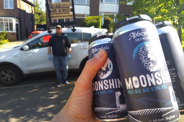 Abbeydale Brewery's Moonshine 4.3% Pale Ale - a Sheffield institution, Moonshine Pale is a classic Yorkshire Pale.