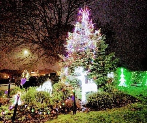 Christmas tree at High Green by Caz Cutts