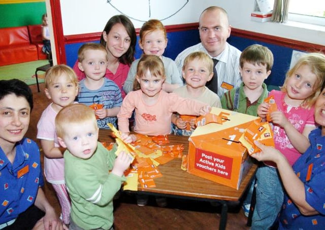 The Little Rascals nursery group in Edenthorpe, 2007.