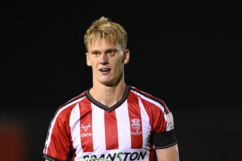 Been at Lincoln since 2021 after joining from Stoke City. A right-sided midfielder with eight assists and four goals in 43 league matches.