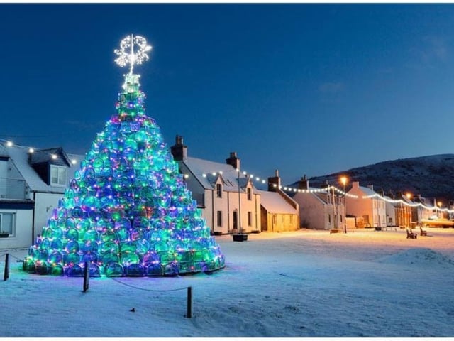 It has been a really difficult year for this small remote town reliant on visitors with the creel tree bringing some joy at the tail end of 2020, with little mini versions now springing up outside people's houses.