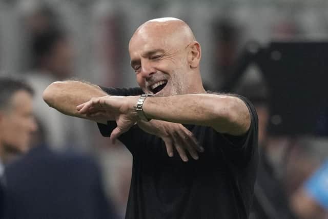 AC Milan's manager Stefano Pioli has been linked with Sander Berge of Sheffield United: AP Photo/Antonio Calanni