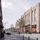 The three-storey library and community hub which is the focal point of regeneration plans for Stocksbridge town centre, at the edge of Sheffield. Picture: Stocksbridge Town Deal Board