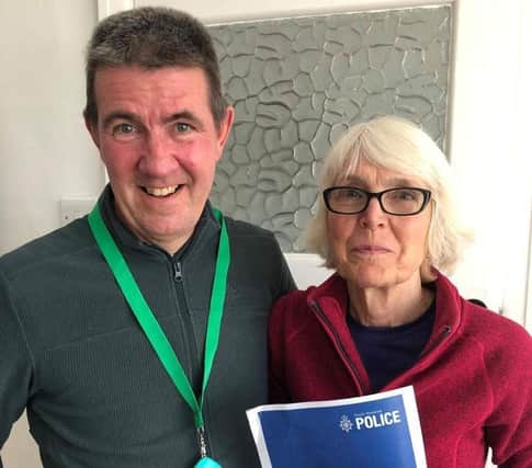 Rik and Linda are supporting the police trial to provide free GPS trackers for people living with dementia