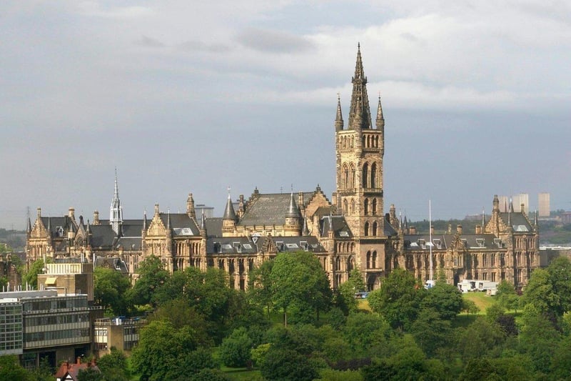 The second tallest building in Glasgow is the University of Glasgow tower - built in 1887 and standing at 85 m (279 ft) tall.