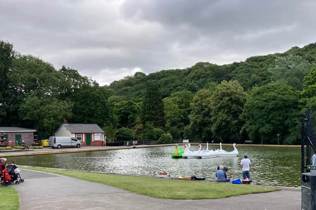 The boating lake at Millhouses Park, Sheffied is at the centre of a row involving model boat enthusiasts