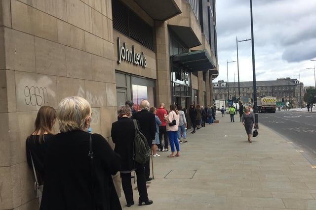 The department store closed at the beginning of lockdown and reopened its Edinburgh store on Monday 13 July
