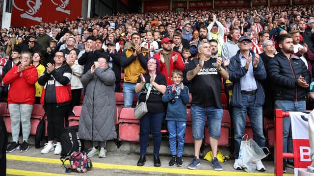 There was a crowd of over 30,000 at Bramall Lane for Sunday's match against Newcastle United which Sheffield United lost 8-0. Simon Bellis / Sportimage