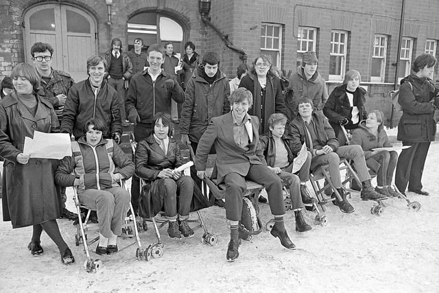 Mansfield Stags Centre's pram push from 1982 - can you spot any familiar faces?