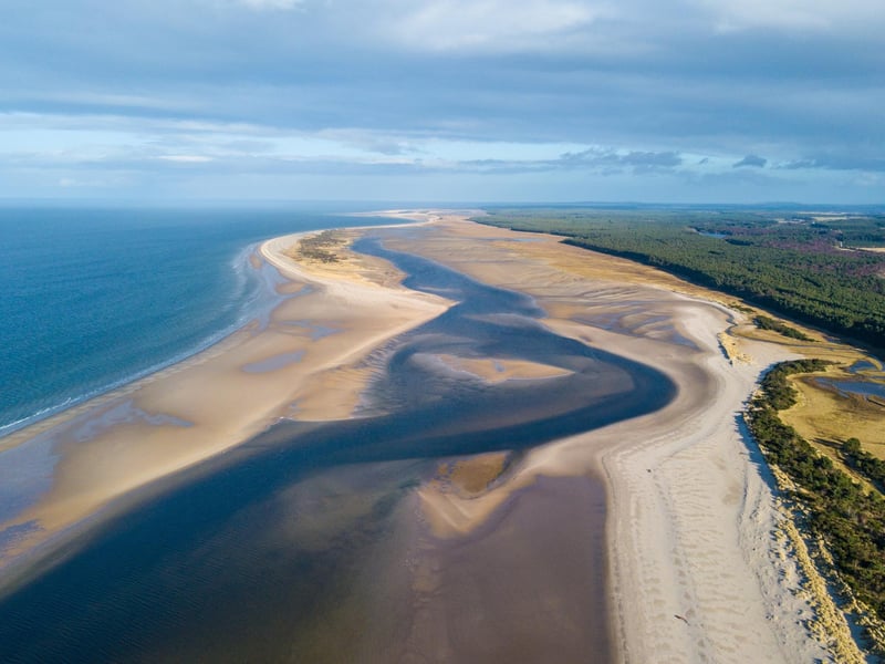 Nairn Beach is just one such example in the highlands that boasts waters as blue as the Caribbean and sands as white as Australian shores.