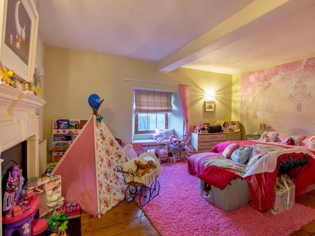 This bedroom is currently being used as a childs bedroom.