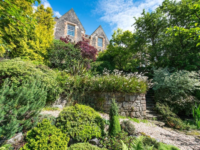 Another view of the rambling and luxurious garden
