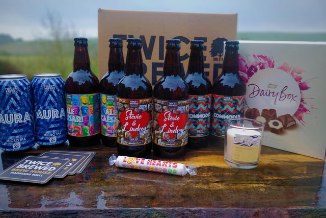 The Twice Brewed Brew House in the heart of Hadrian’s Wall Country, is taking pre-orders for its Valentine’s Day Beer Box - perfect for couples who share a passion for award-winning ales.
Pre-orders for the Valentine’s Beer Box, which is priced at £30, are being taken via The Twice Brewed Brew House website at www.twicebrewedshop.co.uk