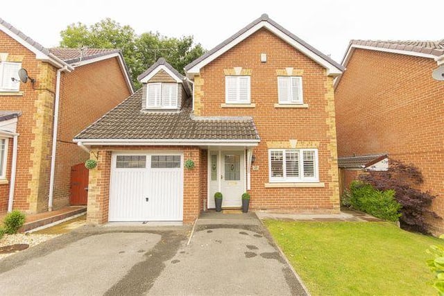 This four bedroom house on Foxbrook Drive, Walton, is close to the park which has the River Hipper and Walton Dam, is on the market for £350,000. Marketed by Wilkins Vardy, 01246 580064.