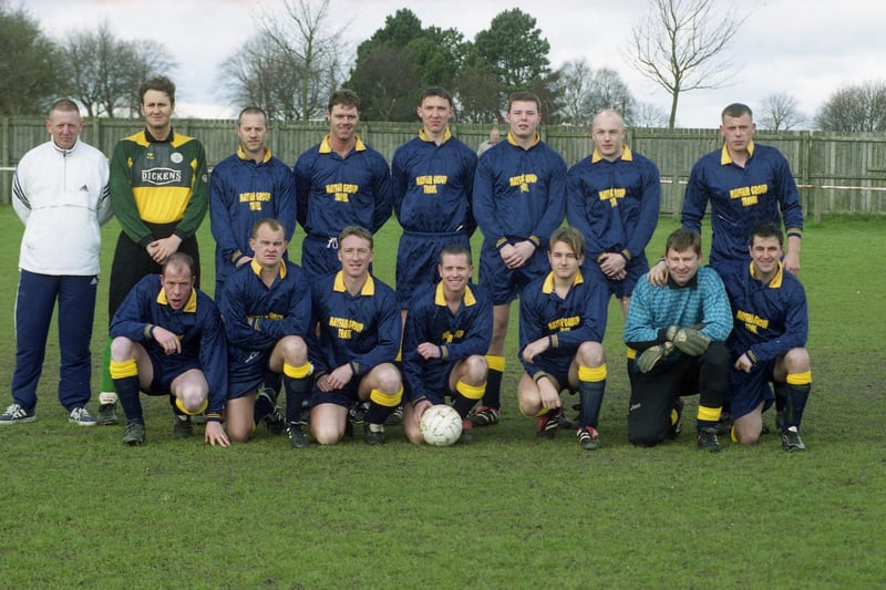 The Murton Demi Football Team pictured at Murton Welfare Ground in April 2001.