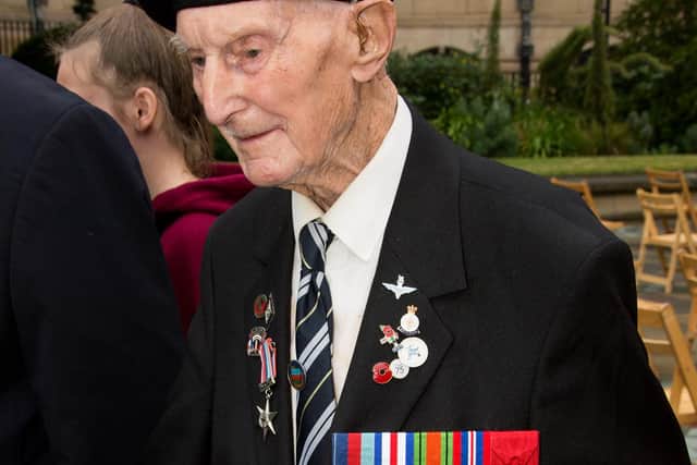 Cyril Elliot 102 WW2 Veteran and Blitz survivor, and holder of the National Order of the Legion of Honour.