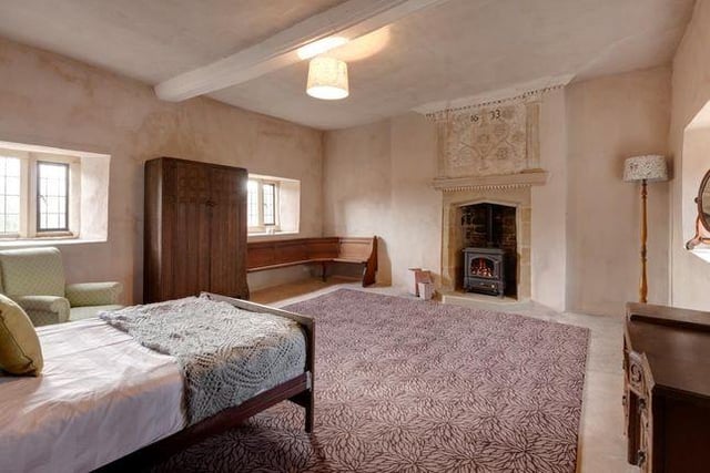 A substantially spacious double bedroom, which would have originally served as the grandest bedroom.