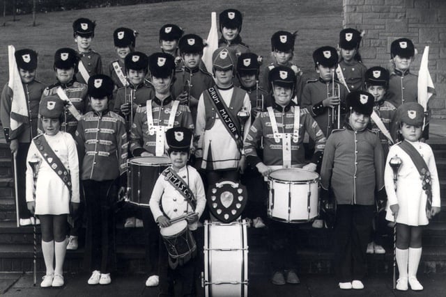 Drum majorettes - Norfolk Grenadiers band  1991