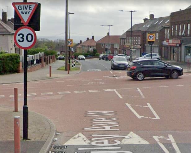 The junction of Shirecliffe Road and Longley Avenue West, scene of a car crash. Picture: Google