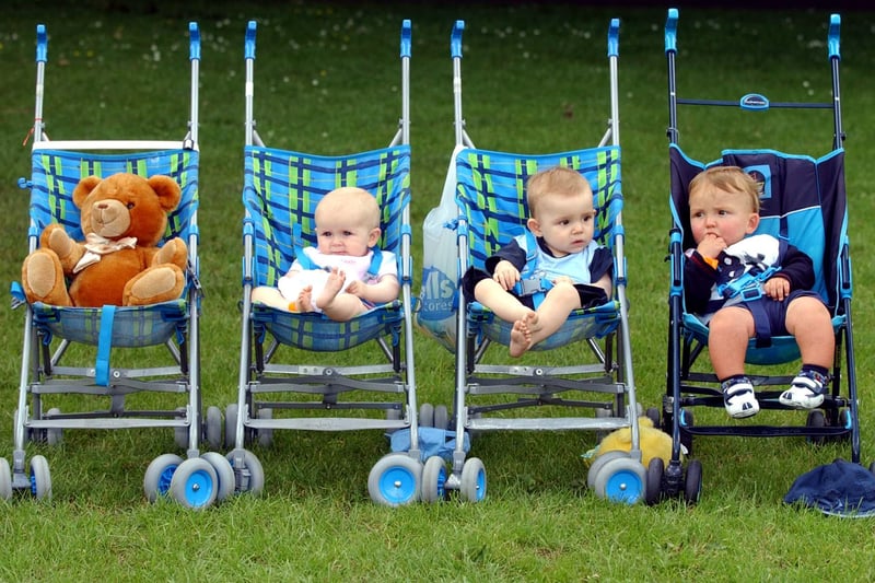 The Playmates Nursery Teddy Bear's picnic in 2003 and Teddy had his own push chair.