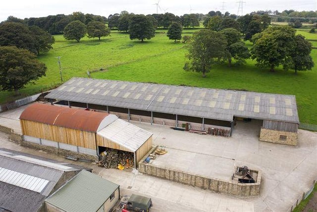 The agricultural buildings at Ashday Hall are described as 'suitable for equestrian use'.