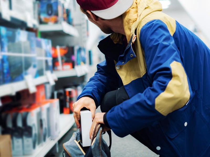 Stolen goods were the reason behind 1,332 searches.