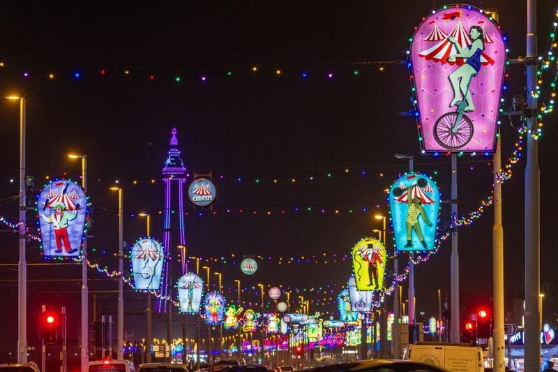 The Blackpool illuminations in 2023