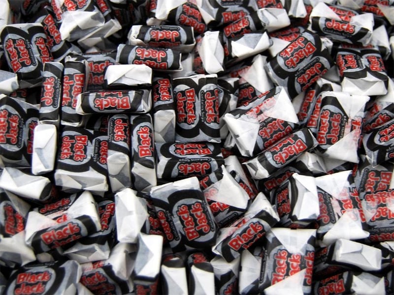 A real love it or hate sweet, these strong liquorice and aniseed flavour are an acquired taste. Remember they make your tongue go black
