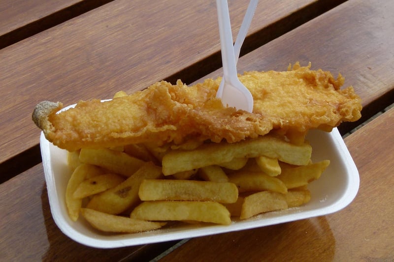 A half portion of fish and chips for the kids (or the big kids with a smaller appetite).