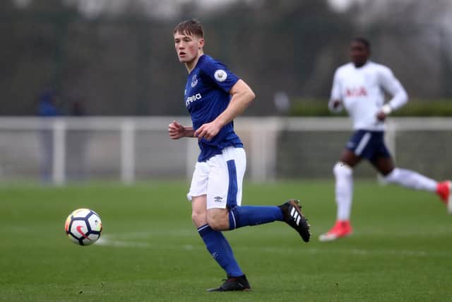 Everton youngster Lewis Gibson is yet to make his Sheffield Wednesday debut.