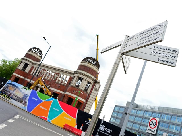 The museum site when work first started