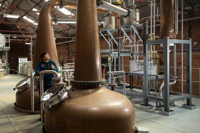Head distiller, Shaun Smith, from one of England’s newest whisky distilleries. Photo by Rod Kirkpatrick, F Stop Press Ltd.