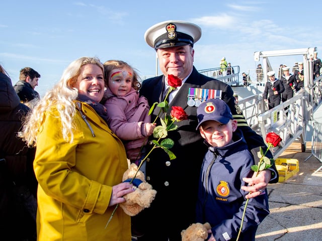 Graham Gregory and wife Stacey with his children Iris and Zackary. Picture: Habibur Rahman