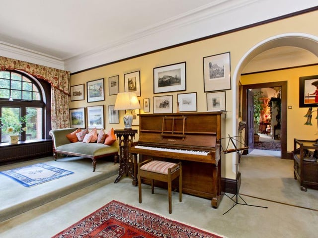 Throughout the house you’ll see breathtaking period details such as oak paneling and ornate fireplaces.