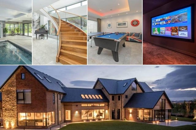 Isabella House, part of the Ramside Park housing development on the on the edge of Sunderland.
It was on sale for £2,250,000 with Bradley Hall and features seven bedrooms, a games room, cinema, swimming pool and parking for up to eight cars.