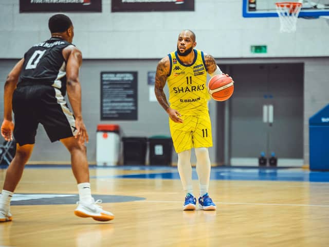 Rodney Glasgow Jr has quickly established himself as an important player for the Sheffield Sharks. Photo: Adam Bates