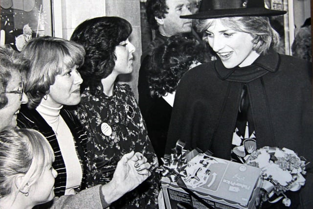 Princess Diana visited Chesterfield in 1981