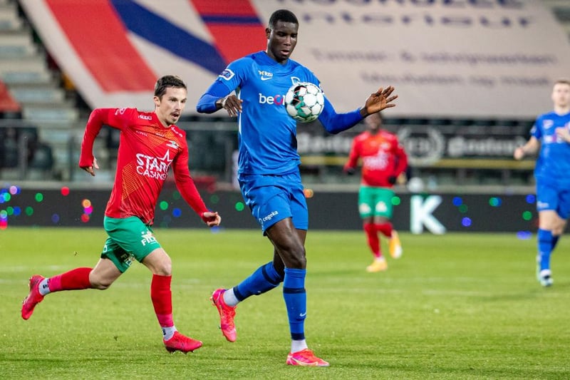 West Ham and Brighton are in a race to sign KRC Genk striker Paul Onuachu this summer. (All Nigeria Soccer)

(Photo by KURT DESPLENTER/BELGA MAG/AFP via Getty Images)